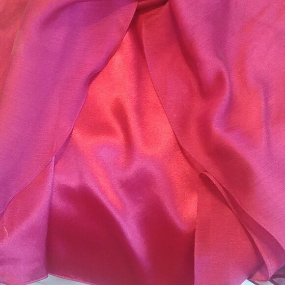 NWT Belsoie Special Occasion/Prom Plum 14 One Shoulder Knee Length Dress - Picture 9 of 11